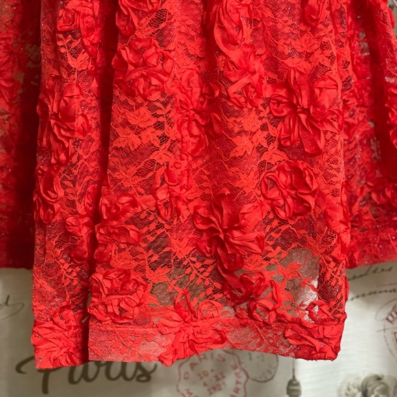 Red Lace Dress for Valentines or that special date - Picture 8 of 12